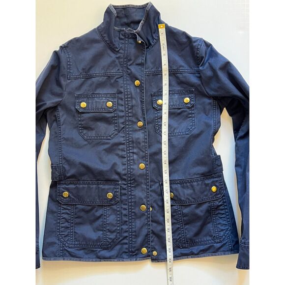 J.Crew Downtown Field Jacket Navy Small - Picture 4 of 8